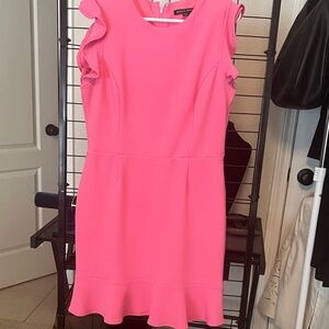 Boston Proper Vibrant Pink Dress sz 14